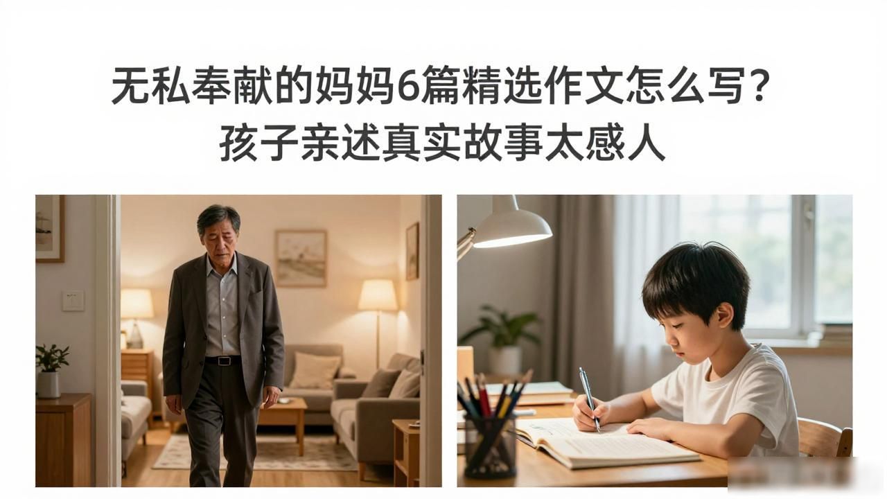 无私奉献的妈妈6篇精选作文_母亲无私奉献的短句_无私奉献作文600字初中