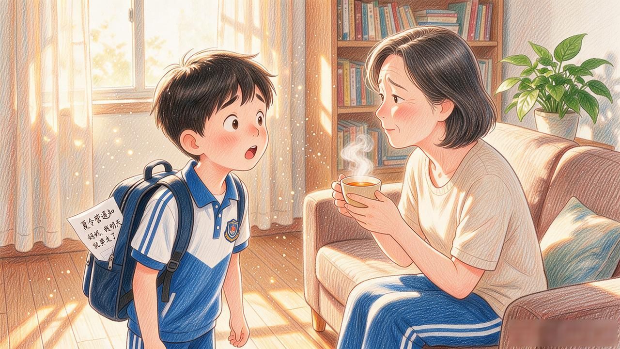 儿子试探妈妈,没想到成功了,这个暑假"实验"让老张沉默了